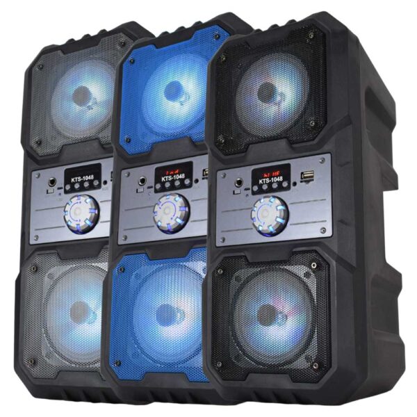 Безжичен караоке звучник - KTS 1048 - Big Sound - 2 x 4″