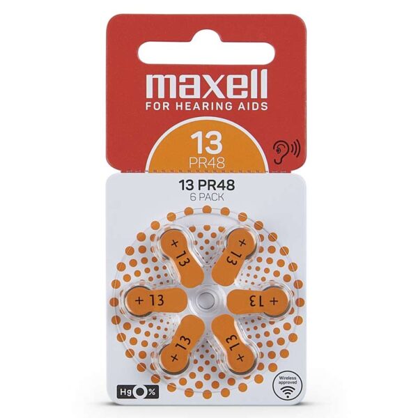Батерија за слушни помагала Maxell 13PR48
